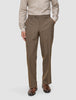 Essential Suit Pants Relaxed Fit Saddle Brown Melange