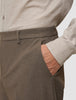 Essential Suit Pants Relaxed Fit Saddle Brown Melange