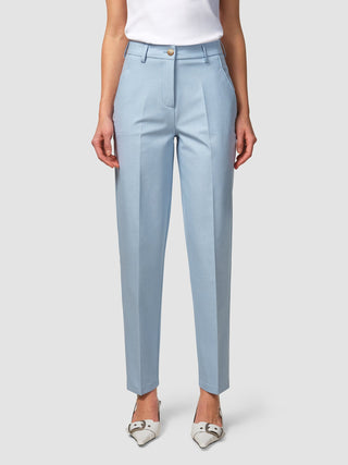 Essential Pants Tapered Sky Blue Melange