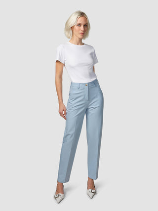 Essential Pants Tapered Sky Blue Melange