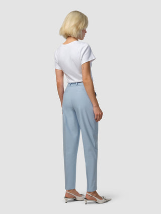 Essential Pants Tapered Sky Blue Melange