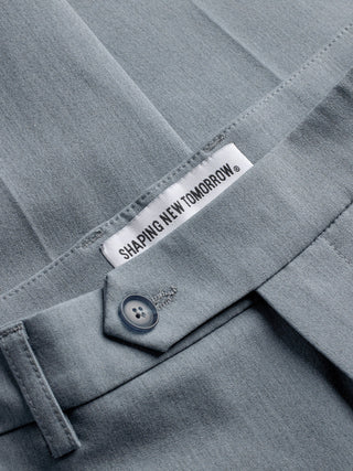 Essential Suit Pants Slim Light Blue Melange