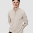 Everyday Knit Half Zip Birchwood