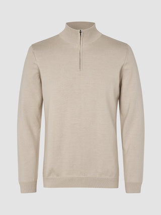 Everyday Knit Half Zip Birchwood