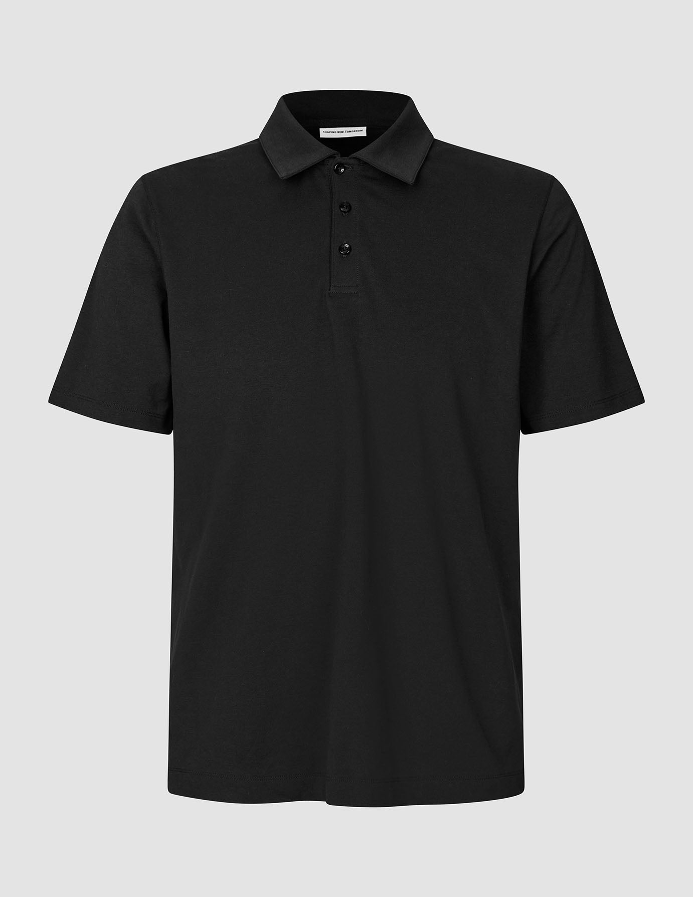 Evolve Pique Polo Black