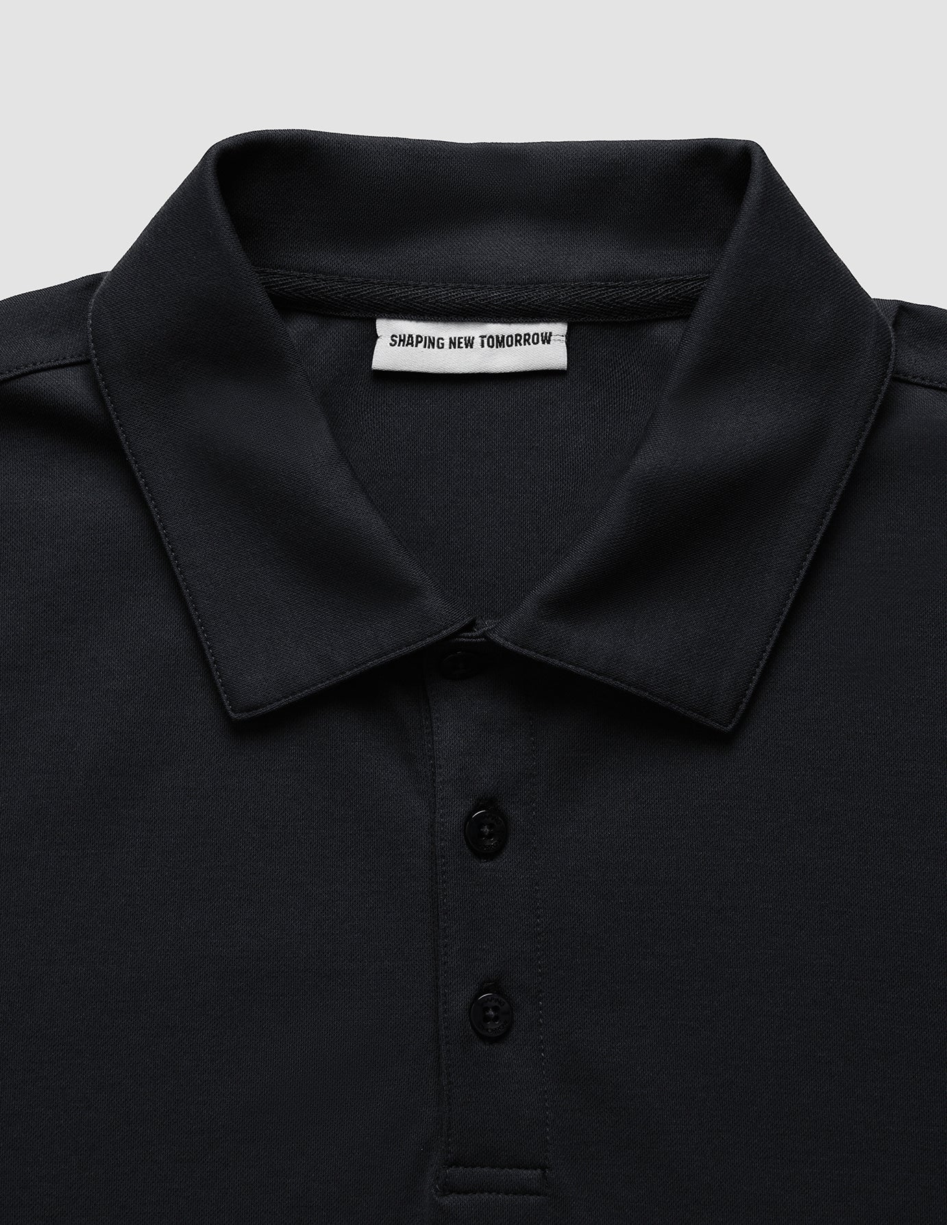 Evolve Pique Polo Black