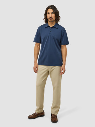 Evolve Pique Polo Navy