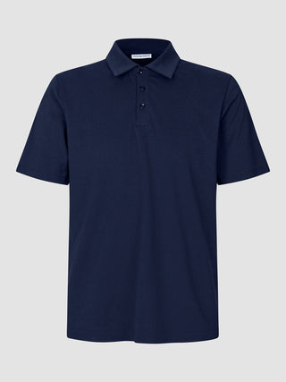Evolve Pique Polo Navy