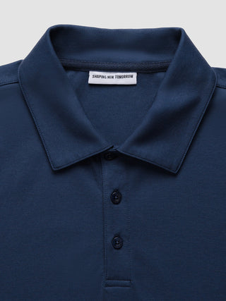 Evolve Pique Polo Navy
