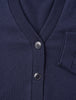 Fine Knit Cardigan Navy