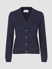 Fine Knit Cardigan Navy
