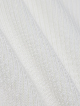 Women's Fine Knit Rib Vest Off White
