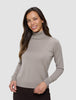 Fine Knit Turtleneck Dark Sand
