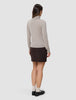 Fine Knit Turtleneck Dark Sand