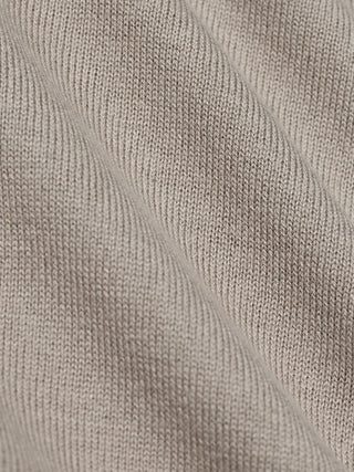 Fine Knit Turtleneck Dark Sand