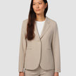 Essential Suit Island Sand Pinstripe Fitted Blazer & Straight Pants