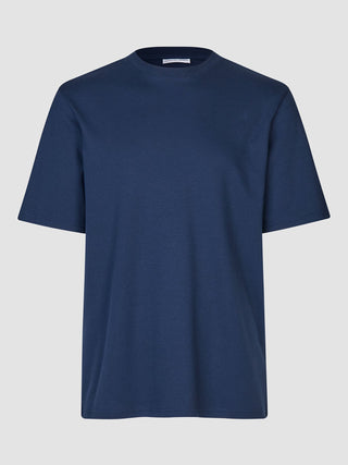 Heavy Box Fit T-shirt Navy