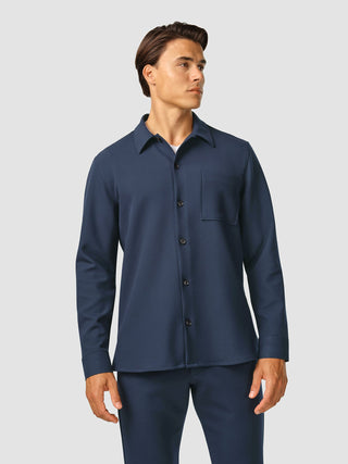 Heavy Edition Transitional Overshirt Dark Navy