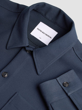 Heavy Edition Transitional Overshirt Dark Navy
