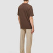Heavy Box Fit T-shirt Saddle Brown