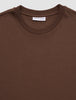 Heavy Box Fit T-shirt Saddle Brown