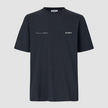 Supima T-shirt Box Fit Dark Navy Anders Hofman