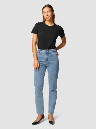 Jeans Tapered Snow Blue Wash