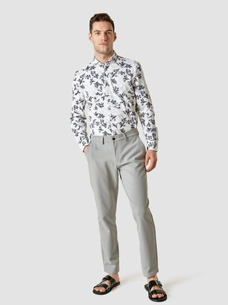Lightweight Classic Shirt Navy Flower Regular