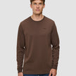 Lightweight Crewneck Saddle Brown