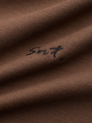Lightweight Crewneck Saddle Brown