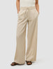 Women's Linen Pants Relaxed Sandy Beige
