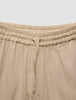 Women's Linen Pants Relaxed Sandy Beige