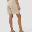 Linen Set Sandy Beige Long Sleeved Shirt & Relaxed Shorts