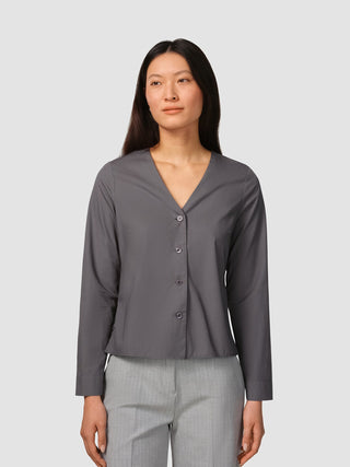 Madison Blouse Steel Grey