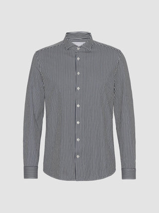 Classic Shirt Navy Stripes Regular