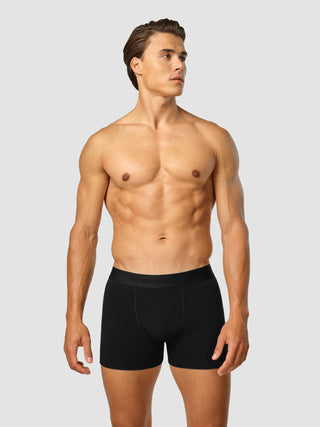 2 Pack Bamboo Viscose Boxer Black