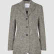 Women Ashryn Blazer Domino Herringbone