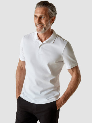Piquet Polo Shirt White