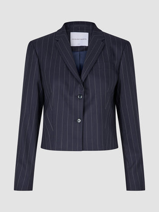 Raina Suit Nightsky Pinstripe Blazer and Wide Pants