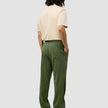 Refined Linen Pants Clover Green