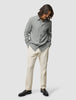 Refined Linen Long Sleeve Shirt Stone Grey