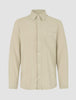 Refined Linen Long Sleeve Shirt Soft Sand