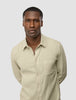 Refined Linen Long Sleeve Shirt Soft Sand