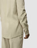 Refined Linen Long Sleeve Shirt Soft Sand