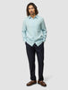 Refined Linen Long Sleeve Shirt Sky Blue