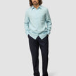 Refined Linen Long Sleeve Shirt Sky Blue