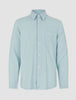 Refined Linen Long Sleeve Shirt Sky Blue