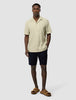 Refined Linen Bowling Short Sleeve Shirt Soft Sand