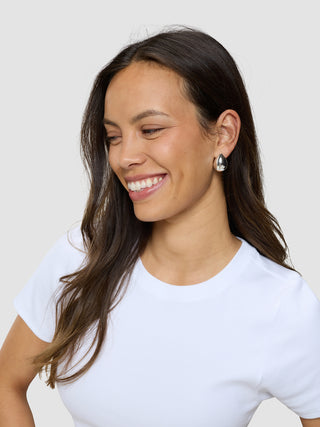 Rib T-Shirt White