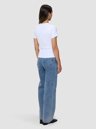 Rib T-Shirt White